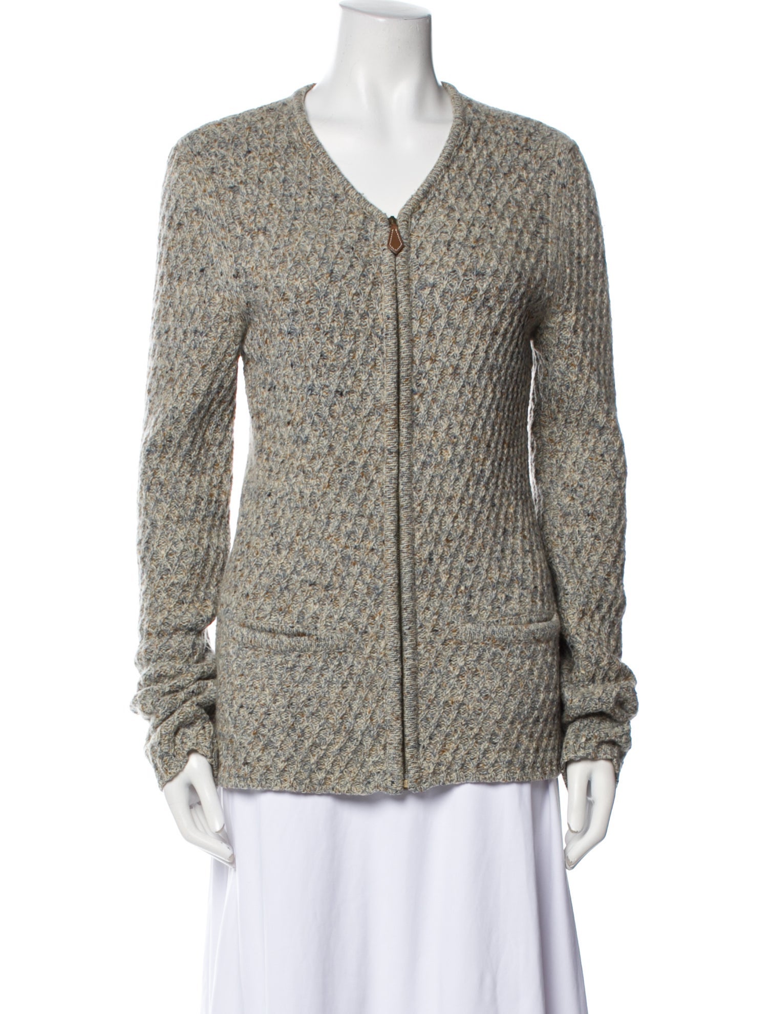 Hermès Cashmere V-Neck Sweater